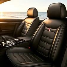 Front Row 2-sits Car Seat Covers For Ford Ranger 2007-2024 Pu Leather Protector