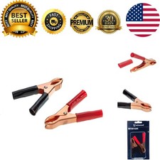Reliable Copper-Plated Alligator Clips - Perfect for Boating & Power Tools