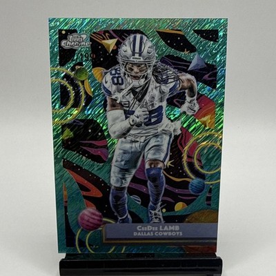 2025 Topps Chrome CeeDee Lamb Dallas Cowboys #26 Green Refractor /199