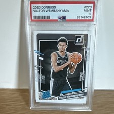 2023-24 Panini Donruss Rated Rookie Victor Wembanyama RC Rookie #220 PSA 9 Mint