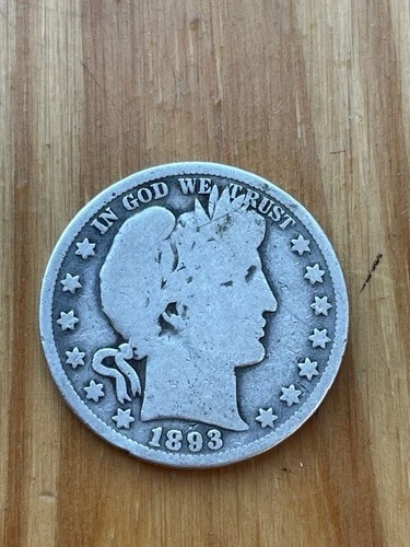 Good 1893-P Barber Half Dollar
