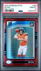 2024 Panini Donruss Optic - Rated Rookie Bo Nix #209 Red Hyper Prizm (RC)