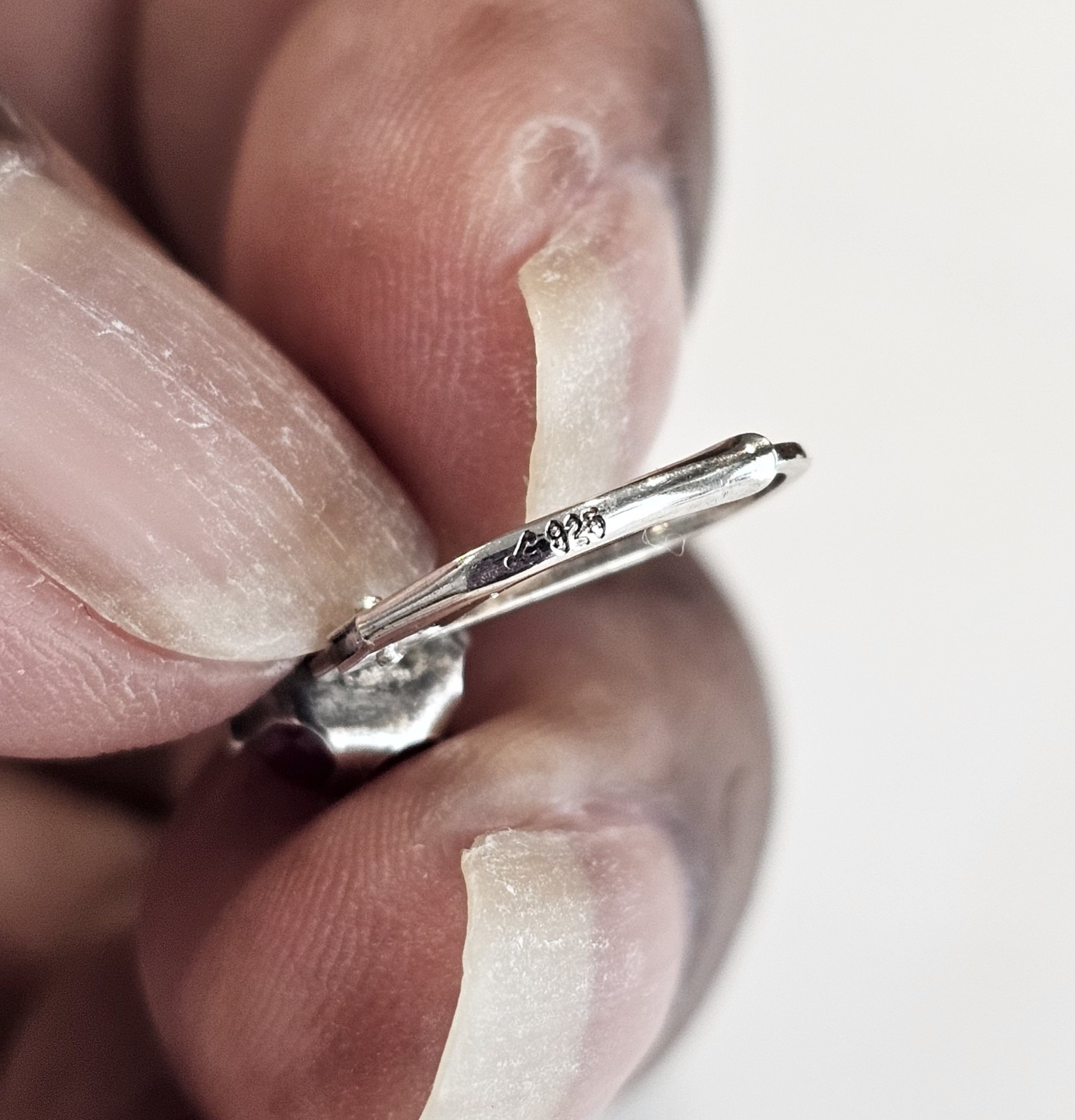 925 Ruby Leverback Earrings (E376) - image 10