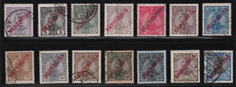 Portugal - 1910 D. Manuel II - Complete Set "Republica" - Used