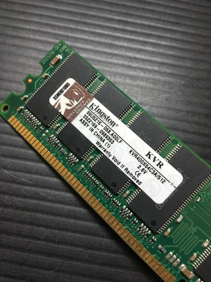 Kingston 512MB PC3200 DDR400 Desktop RAM KVR400X64C3A/512 - Image 2 of 3
