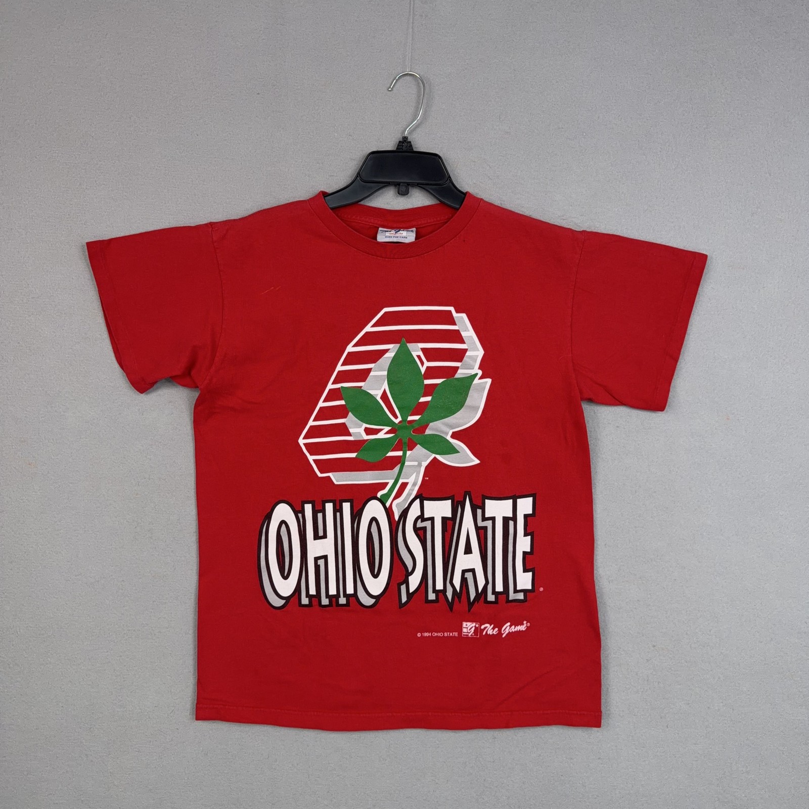 Vintage Ohio State Buckeyes Shirt Mens Medium Red NCAA Football Single Stitch
