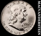 1963-D Silver Franklin Half Dollar - Choice Gem Brilliant Unc++++  #J9993