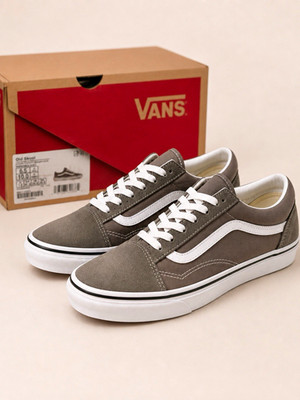 VANS Old Skool Sneaker Low Top Grau/Weiß Herren EU 41 Skateboarden