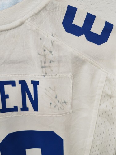 Women's Nike Dallas Cowboys NFL Jersey, #82 Witten, Faint Autographs, Size XL - Picture 11 of 12
