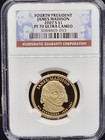 2007 S PRESIDENTIAL PROOF FOUR COIN SET NGC PF70 ULTRA CAMEO FIRST 4 PRESIDENTS — photo 7