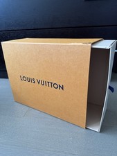Louis Vuitton Empty Orange Pull Out Drawer Shoe Gift Box Large Size 14 X11 X 5.5