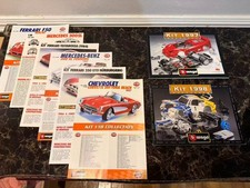 BBurago BURAGO 1997 1998 CAR MODEL CATALOG + 6 free instructions