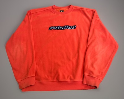 Vintage Catalina California Pink Embroidered Crewneck Sweatshirt Gear for Sports