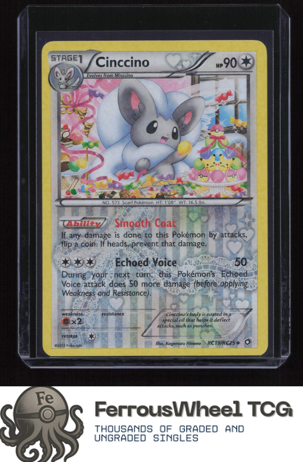 Cinccino RC19/RC25 - Legendary Treasures: Radiant Collection - (LP)
