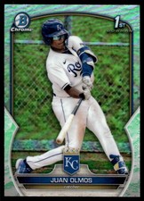 Juan Olmos 2023 Bowman #BCP-136 Royals Insert ? Parallel ? SEE SCAN! FREE SHIP