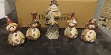 Tii Collections Snowman Figurines Set Of 5 Resin