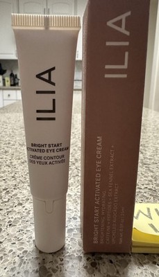 ILIA Bright Start Activated Eye Cream Brightening .5oz/15mL FULL SZ SEAL Box $46