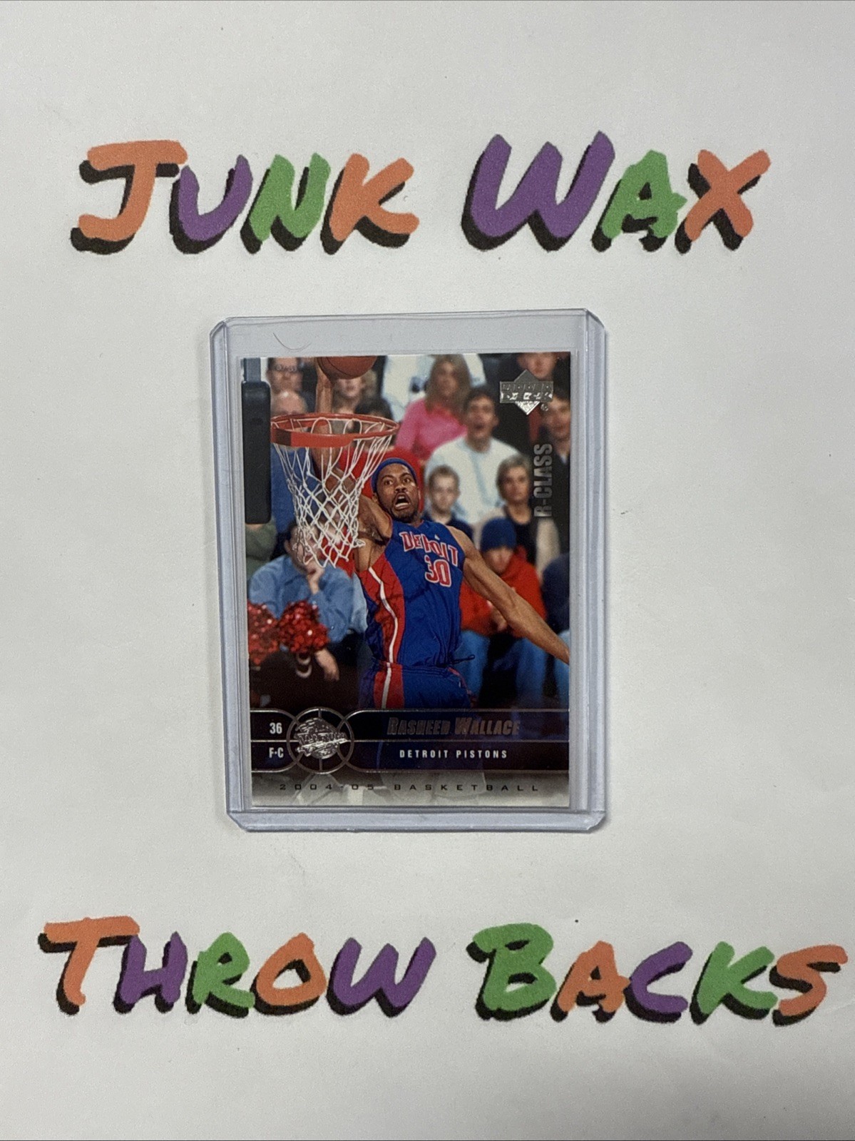 2004-05 Upper Deck R-Class - Rasheed Wallace #23