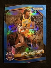 2025 Panini Prizm WNBA Rickea Jackson Carolina Blue /125 #118 Los Angeles Sparks