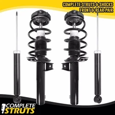 Front Rear Suspension Strut & Shock Assembly Kit for 2006-2019 Volkswagen Passat