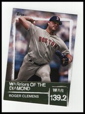 2020 Topps Roger Clemens #WOD-5 WARriors of the Diamond Boston Red Sox