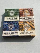 Dr Squatch Men's Natural Soap - Harry Potter Limited Edition Series All 4 Houses