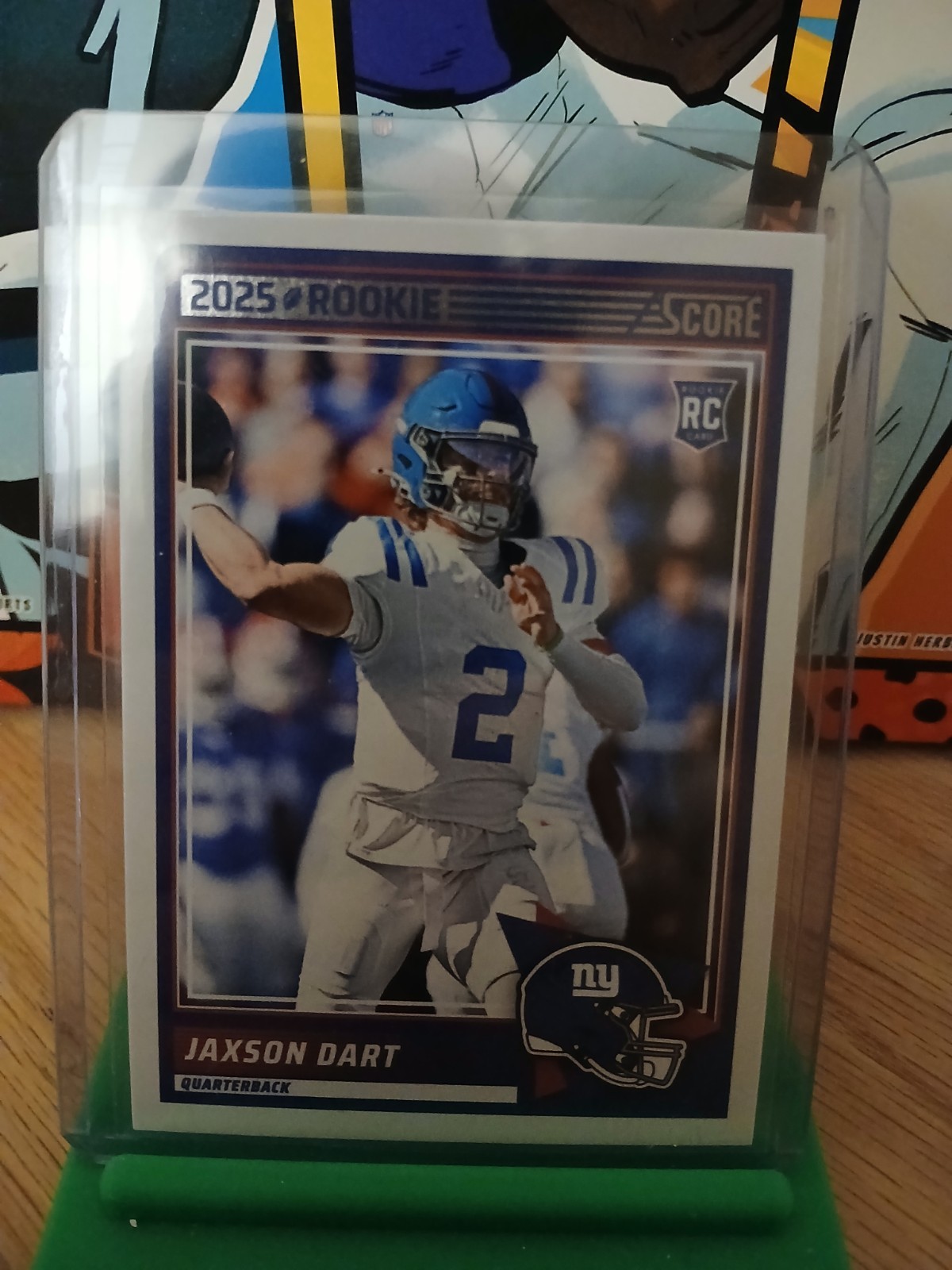 2025 Panini Score Jaxson Dart Base RC Rookie #35