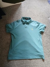 Polo Raplh Lauren Mens Polo Shirt Blue Shirt In Size Medium