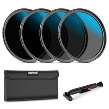 Neewer 52mm ND Lens Filter Set ND16 ND32 ND64 ND1000 Cleaning Pen Pouch Canon