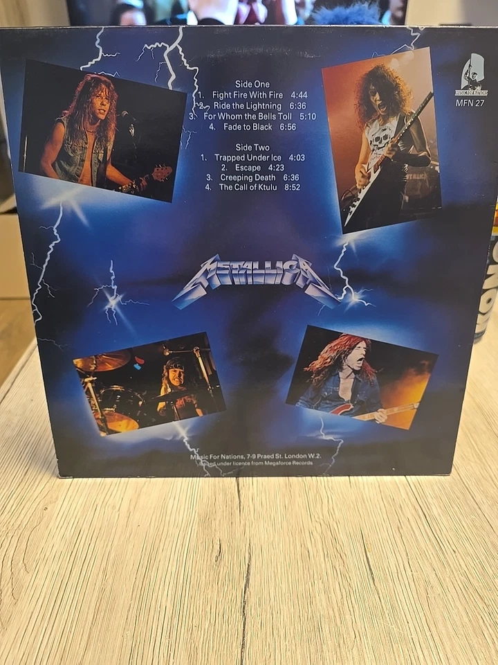 Metallica - Ride The Lightning (Black Vinyl / Schallplatte - Bild 4 von 4