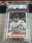 1991 Pacific Texas Express Nolan Ryan #92 Bloody Jersey & Lip PSA 8