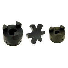 L095 3/4 X 1-1/8 Flexible 3-Piece L-Jaw Coupling Set Buna-N NBR Rubber Spider