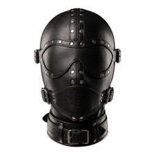 UNISEX- Leather Face Mask with Premium Quality & Adjustable