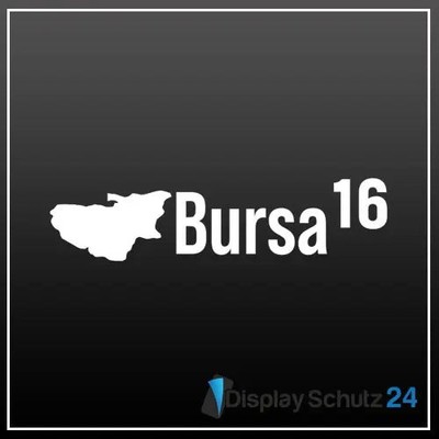 Bursa - Sticker mit Karte