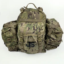 Unused USGI MOLLE II Assault Pack Multicam BAE Systems w/2 Sustainment Pouches