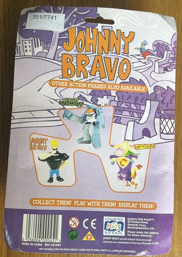 Figura de acción sellada Logistix Kids Retail Johnny Bravo (1999) - Imagen 2 de 10