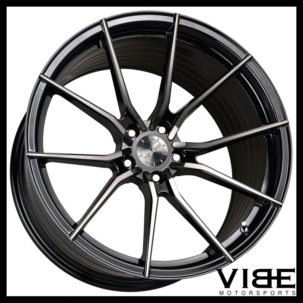 20" VERTINI RF1.2 FORGED BLACK CONCAVE WHEELS RIMS FITS MASERATI GHIBLI