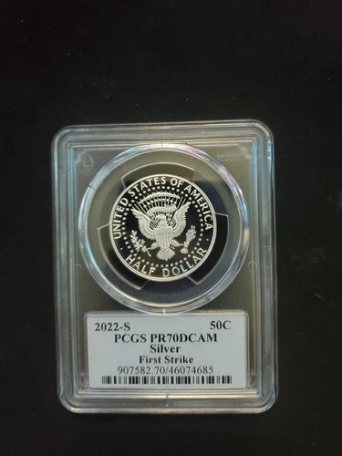 2022-S Half Dollar PCGS PR70 Silver First Strike