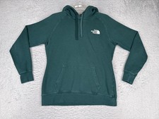 The North Face Hoodie Womens Medium Green Never Stop Exploring Jersey Pullover
