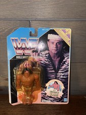 VINTAGE WWF HASBRO JIMMY SUPERFLY SNUKA WRESTLING ACTION FIGURE WWE WCW ON CARD
