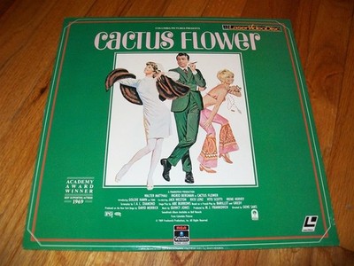 CACTUS FLOWER Laserdisc LD FULL SCREEN FORMAT VERY GOOD CONDITION VERY RARE
