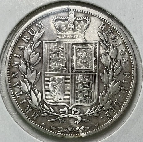 1885 Victoria Half Crown — photo from the most recent tracked eBay sale
