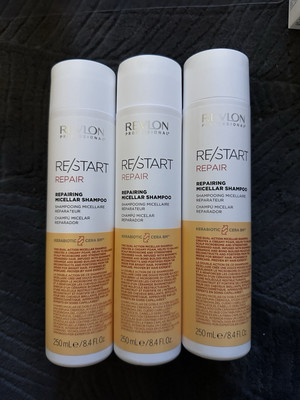 Revlon Restart Repair Shampoo 3x 250ml