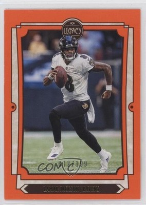 2019 Panini Legacy Orange /199 Lamar Jackson #8 1cx3