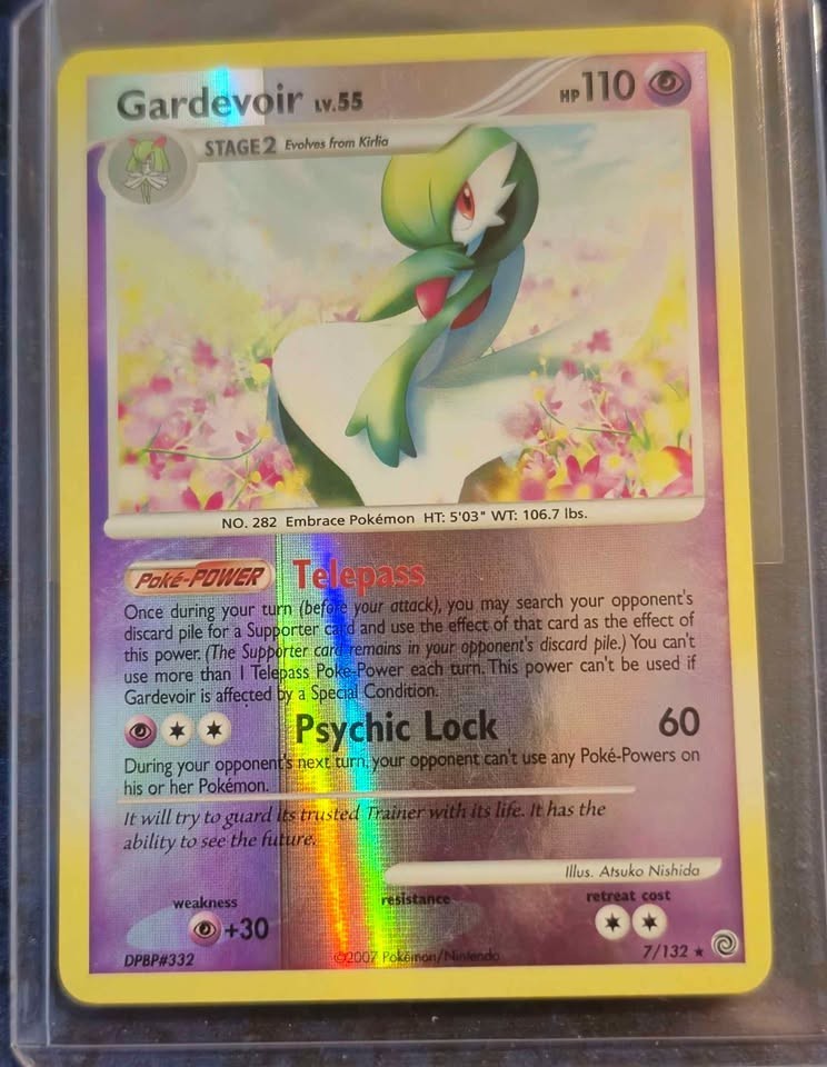 Pokemon Gardevoir 7/132 Reverse Holo Secret Wonders