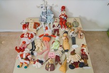LOT of Christmas Winter Holiday Primitive Fol...