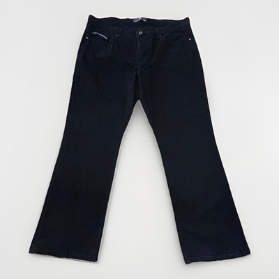 Levi s Women s 512 Boot Cut Perfectly Shaping Black Dark Wash Jeans Sz 22 M