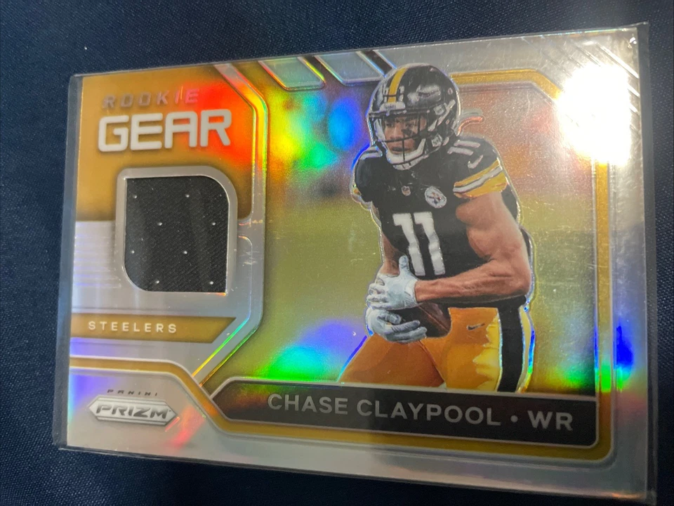 2020 Panini Prizm Rookie Gear Chase Claypool #25 (MEM, RC) - Image 2 of 4