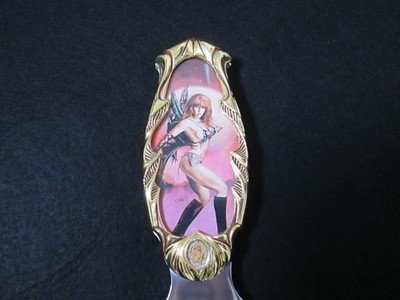 Franklin Mint Collector's Knife ''Days of Desire'' April - Pre-owned