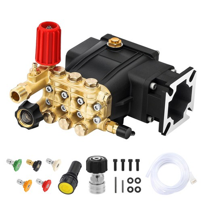 #ad Horizontal Triplex Pressure Washer Pump 3 4quot; Shaft Replacement Power Washer ... $360.84